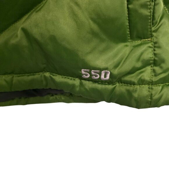 The North Face Women’s 700 Fill Down Vest Green Size Large Hiking Warm Bright - Picture 9 of 13